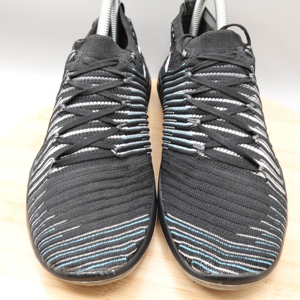 Nike Shoes Womens 8 Free TR Focus Flyknit Training Black White 833410-001 Flaw - Picture 2 of 10